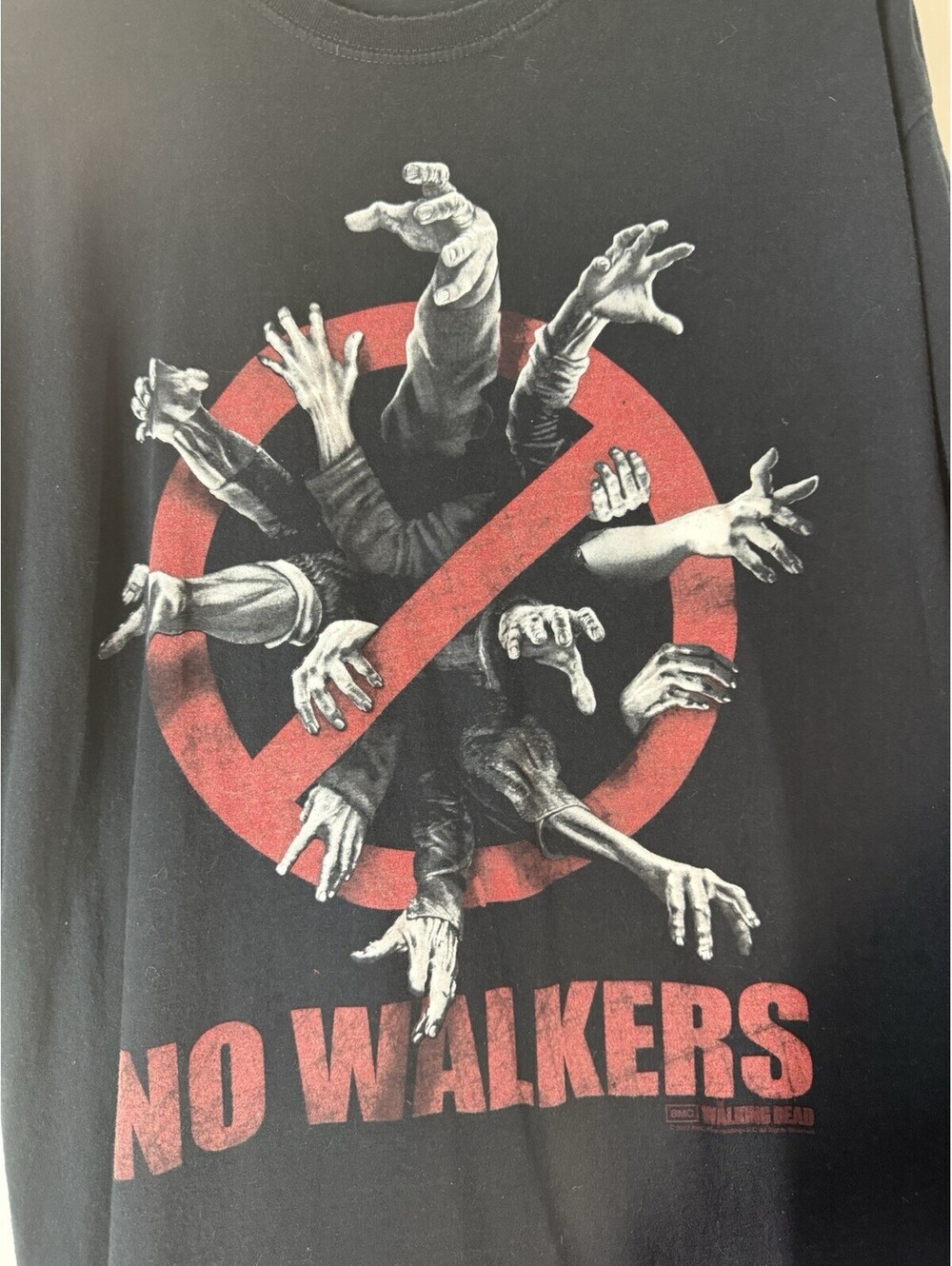 The Walking Dead 2012 No Walkers T-Shirt Size XL Zomb… - Gem